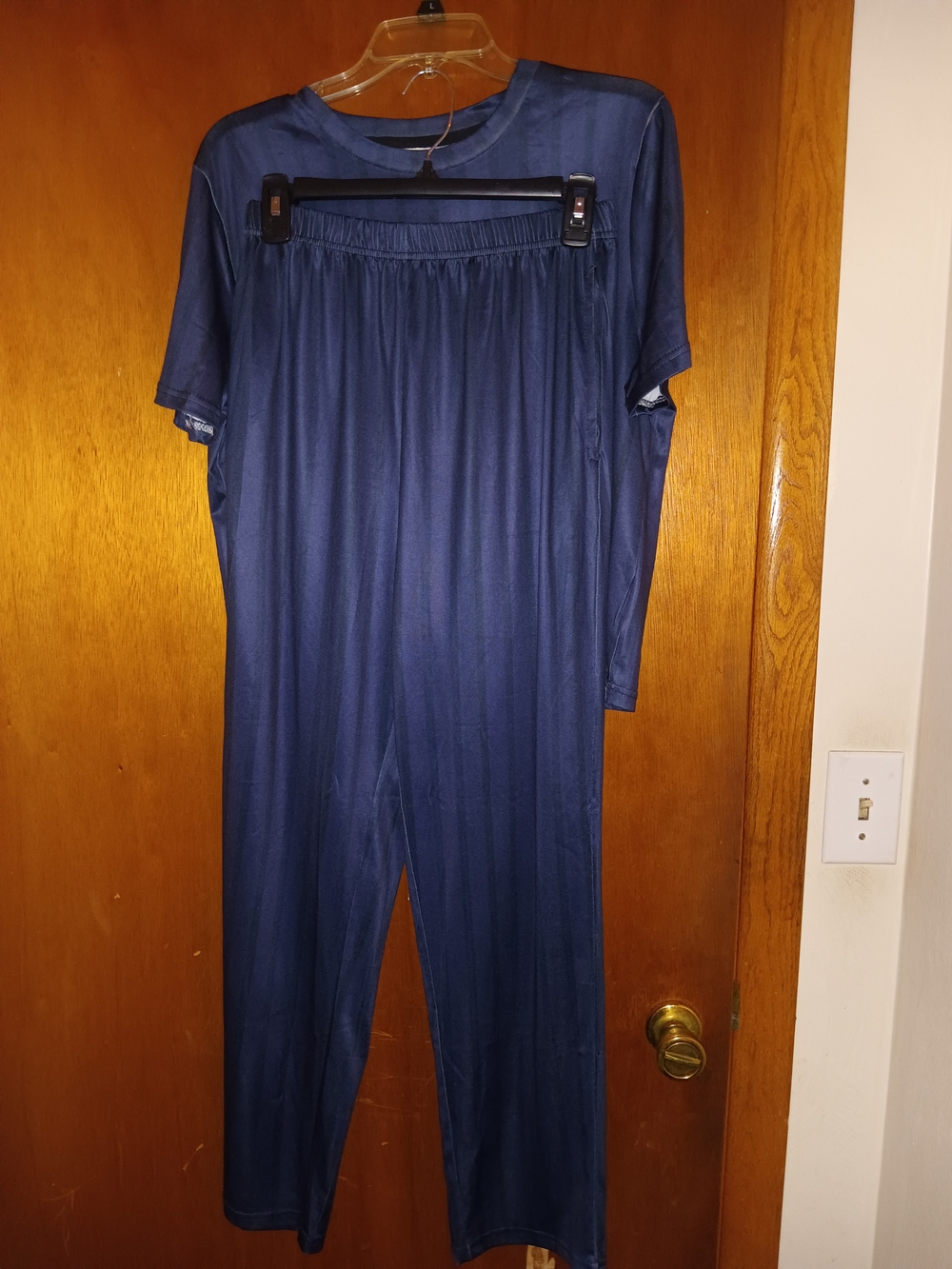 Women’s Navy Blue Comfort Top & Pants Set